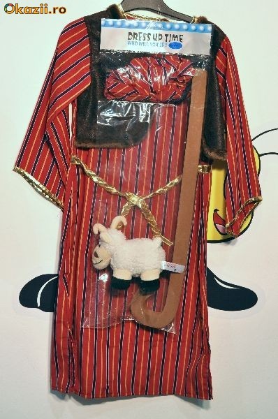 Costum Iosif / Costumatie Iosif / Costum serbare Iosif / Costum pastor / Costumatie pastor / Costum carnaval foto mare Costum Iosif / Costumatie Iosif / Costum serbare Iosif / Costum pastor / Costumatie pastor / Costum carnaval foto mare