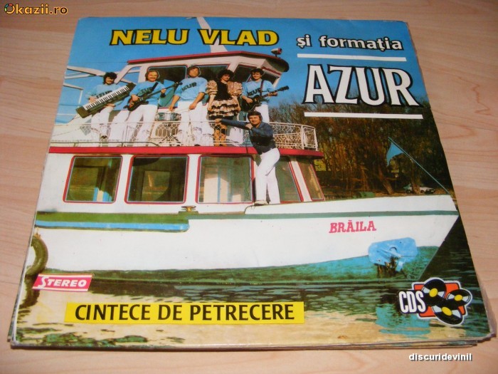 DdV Disc LP vinil vinyl Muzica Lautareasca Nelu Vlad si formatia Azur foto mare