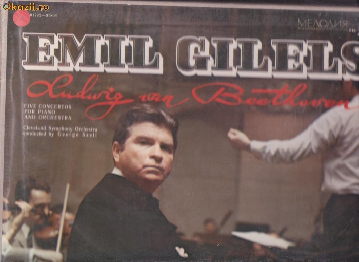 EMIL GILELS VINIL foto mare