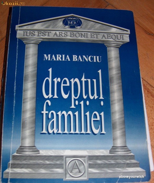 DREPTUL FAMILIEI - Maria Banciu foto mare