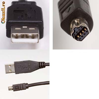 Vand cablu USB transfer date ptr camere foto Nikon 8700,5700,990,4300,4500 foto mare