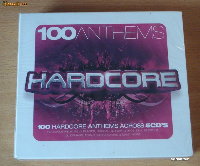 100 Anthems Hardcore (5CD) foto mare