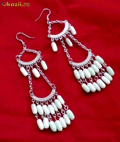 Cercei FASHION JEWERLY ,marimi si design unicat C49 foto mare