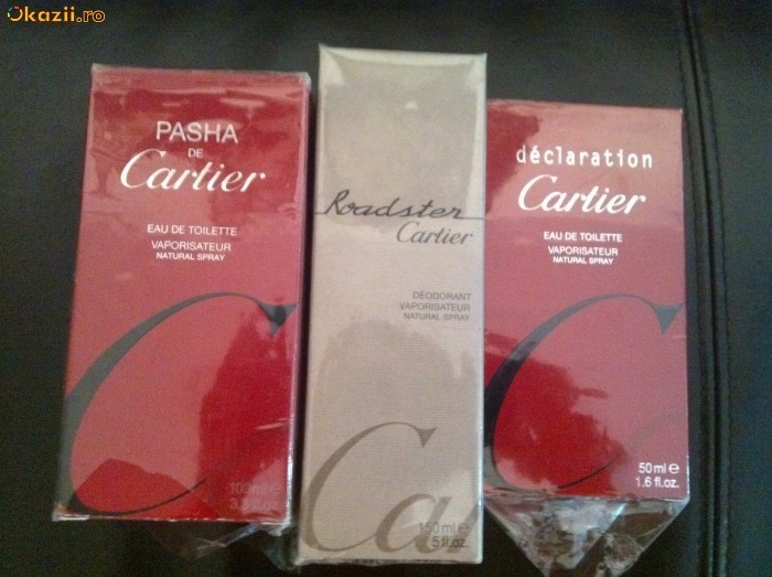 SET 3 PARFUMURI CARTIER PRET 300 RON foto mare
