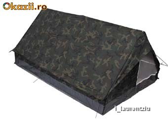 Cort Minipack 2 Persoane Camuflaj Woodland 32123T foto mare