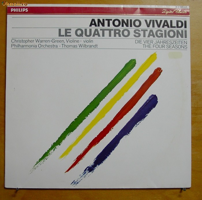 Disc Vinil LP:  Antonio Vivaldi - Le Quattro Stagioni (The Four Seasons) foto mare