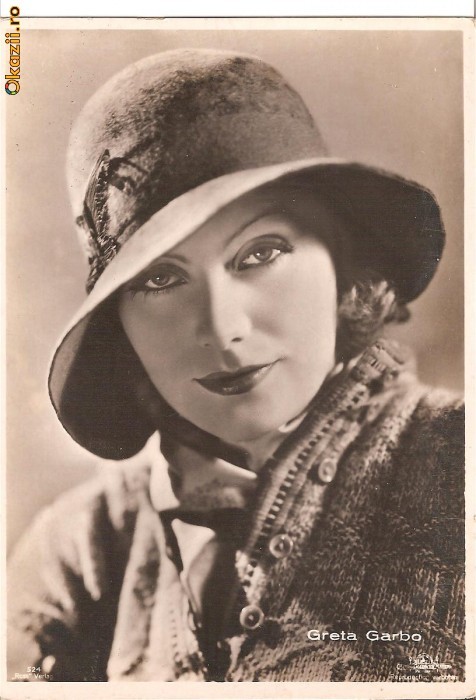 Fotografie Greta Garbo 15x10,5 cm foto mare