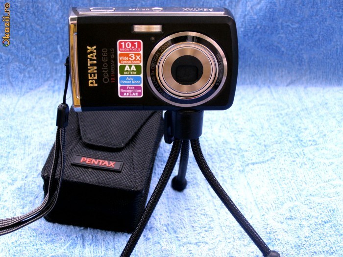 Camera foto Pentax Optio E60 !!! 10 Mp. Nu e Canon sau Nikon foto mare