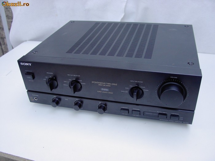 Amplificator SONY TA-F 470 (MM/MC Cartridge Selector) foto mare