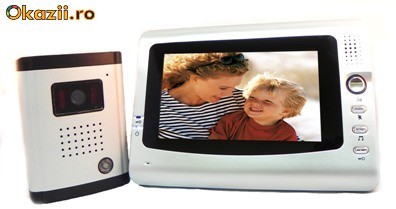 Vand Interfon video color model PNI-DF-926 cu display 7 foto mare