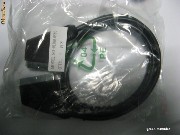 Cablu Euro Scart Premium Sigilat AV  VGA Video foto mare
