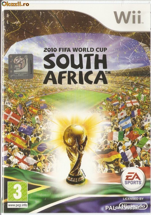 JOC WII 2010 FIFA WORLD CUP SOUTH AFRICA ORIGINAL PAL MULTIPLAYER SIGILAT (Transport gratuit la plata in avans) foto mare