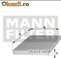 Filtru habitaclu (polen) MANN-FILTER - CU 4624 pentru MINI foto mare