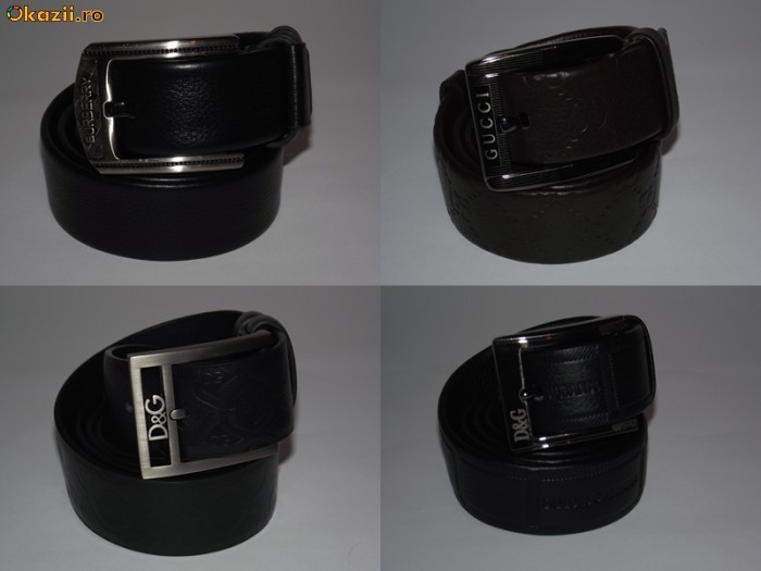 Curea piele D&amp;G , Gucci , Burberry foto mare