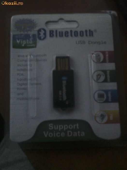 Adaptor Bluetooth USB 2.0 foto mare