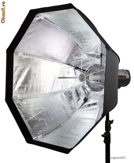Softbox octogonal octobox 120cm foto mare