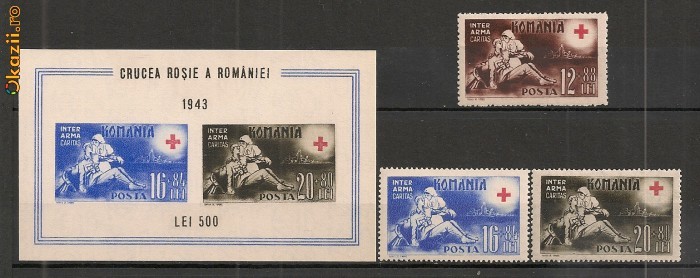 Romania.1943 Crucea Rosie  HP.62 foto mare