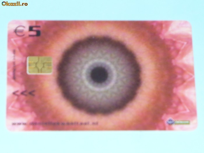 CARTELA TELEFONICA OLANDA 2006 - 5 EURO foto mare