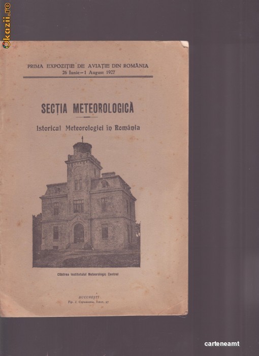 ISTORICUL METEOROLOGIEI IN ROMANIA foto mare