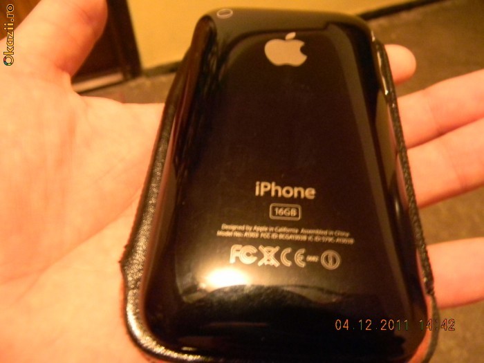 Iphone 3gs 16 GB Black foto mare