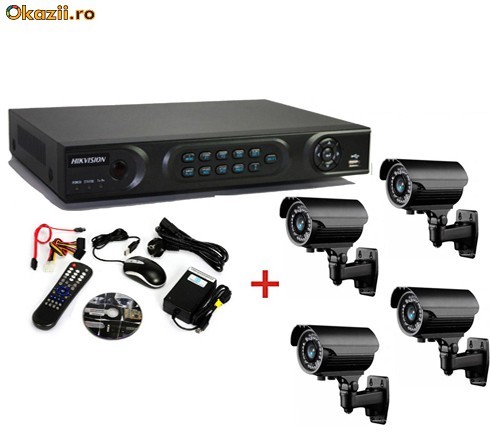 Kit supraveghere video CH 700 TVL foto mare
