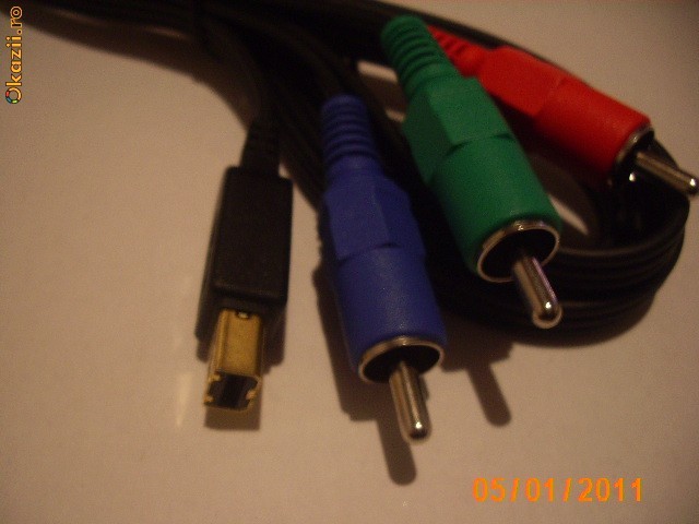 CABLU AUDIO VIDEO PANASONIC  ( COMPONENT ) PENTRU CAMERA VIDEO foto mare