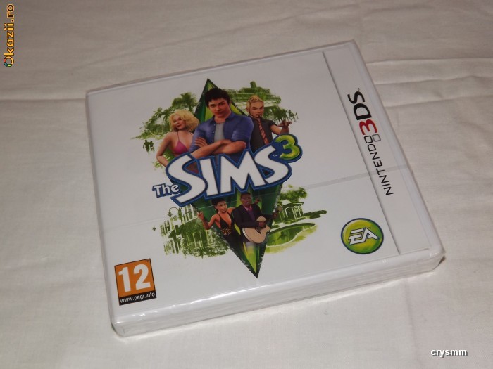 Joc Nintendo 3DS - The Sims 3 - sigilat - transport gratuit foto mare
