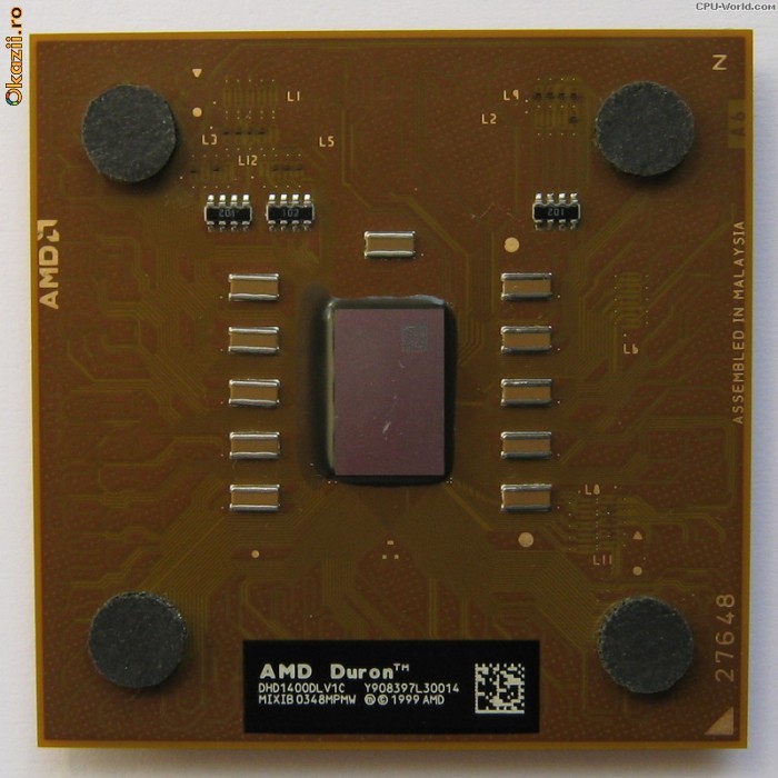 Procesor AMD Duron 1400MHz - socket A / 462 - impecabil - 20 lei foto mare