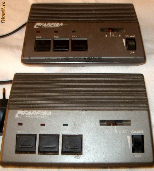 INTERFON FARFISA FARA FIR ,LA RETEA 220 V foto mare