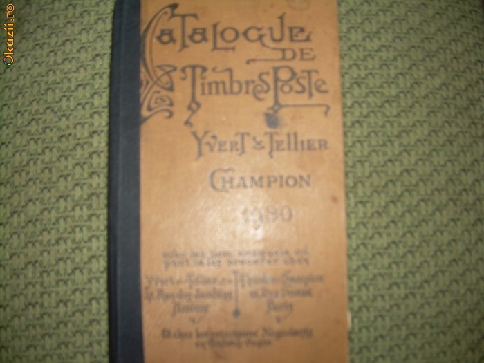 Catalogue de Timbres Poste - Yvert & Tellier-Champion 1930 foto mare