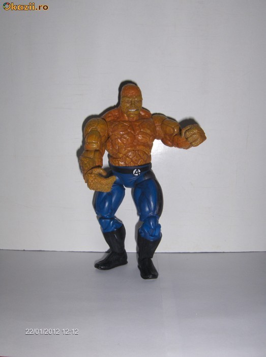 Fantastic 4 - Cei Patru Fantastici - Figurina The Thing, Marvel ToyBiz, 18cm foto mare
