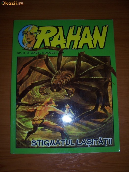 RAHAN , STIGMATUL LASITATII , NR 12 .ESTE NOU NOUT . foto mare