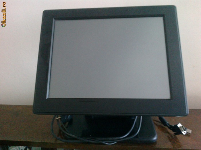 Vand monitor touchscreen 15' black foto mare