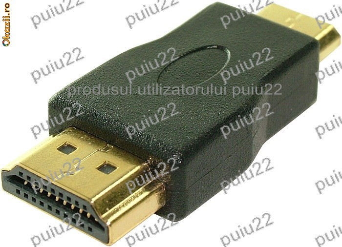 Adaptor HDMI tata-mini HDMI tata-6885 foto mare