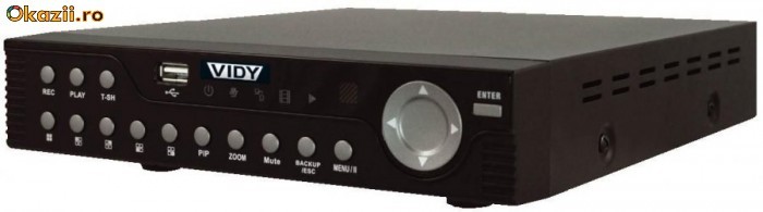 CCTV PROFESIONAL DVR STAND ALONE VIDY 8 CANALE VIDEO VDVR8-IC (iCATCH 811Z-WS) foto mare