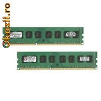 DDR III 8GB, 1333MHz, CL9, Dual Channel Kit 2 module 4GB, Kingston foto mare