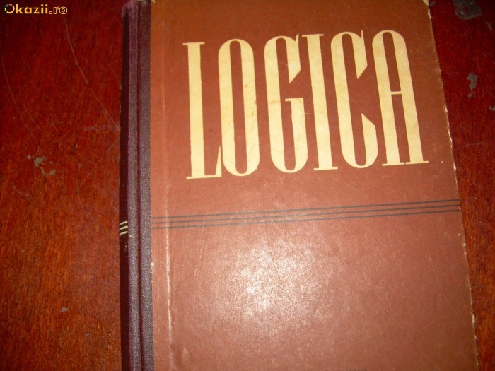 Logica / sub redactia D. P. Gorski si P. V. Tavanet Ed. Stiintifica 1957 foto mare