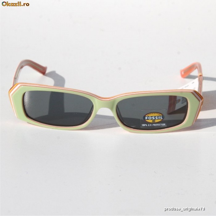 Ochelari soare vintage FOSSIL Vera Cruz Kiwi PS3509347, NOI CU ETICHETA SI CARTE, model simplu si elegant PRET CATALOG 70 euro foto mare