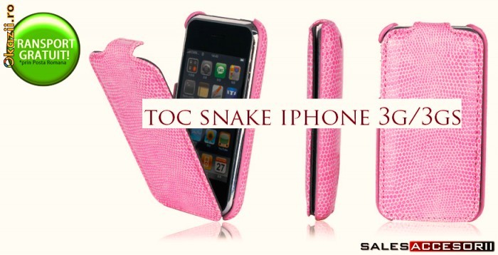 Material: Piele Ecologica de Inalta Calitate - SNAKE SKIN