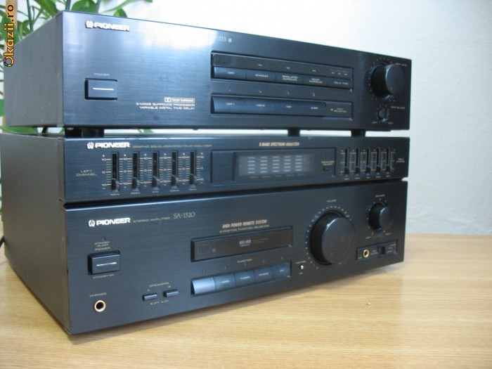 Amplificator audio Linie PIONEER sa1520, vsp333, Amplificator Si