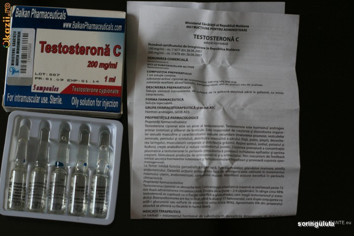 Testosteron Cipionat 200mg/ml foto mare