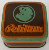 cutie veche din tabla pelikan cutie veche din tabla pelikan