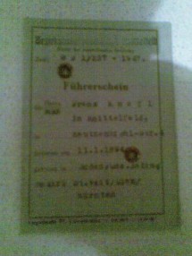 Permis de conducere german ww2