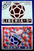 S2320 1970 LIBERIA FOTBAL MEXICO 2v. uzate