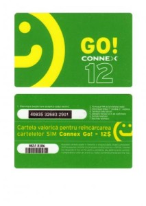 CARTELA  CONNEX GO 12 USD 4 ** foto