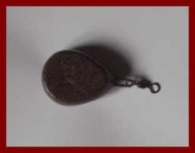 Plumbi Korda Flat Pear Swivel - 4 oz - 112 g foto