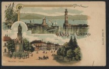 Litografie , Lindau , 1900 foto