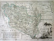 * Harta Reilly Moldova - Sud 1789 - autentica