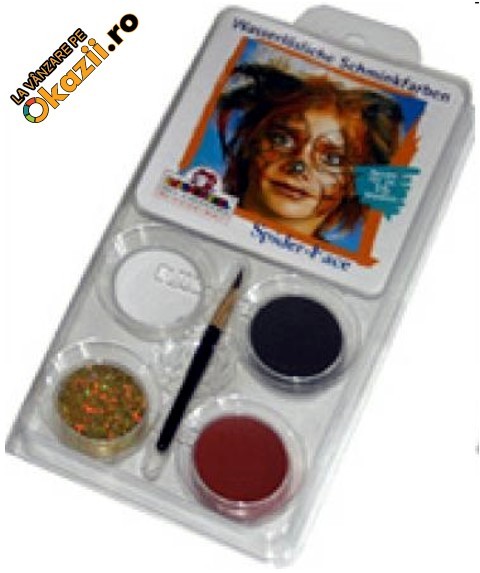 Spiderface face paint pictura pe fata si corp foto mare