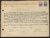 Certificat , 1952 , 2 fiscale cu supratipar